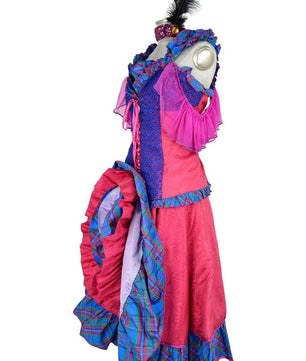 Costume donna per sfilate carnevalesche, balli o personaggi bizzarri - danza