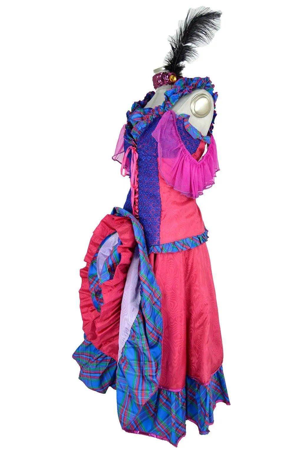 Costume donna per sfilate carnevalesche, balli o personaggi bizzarri - danza