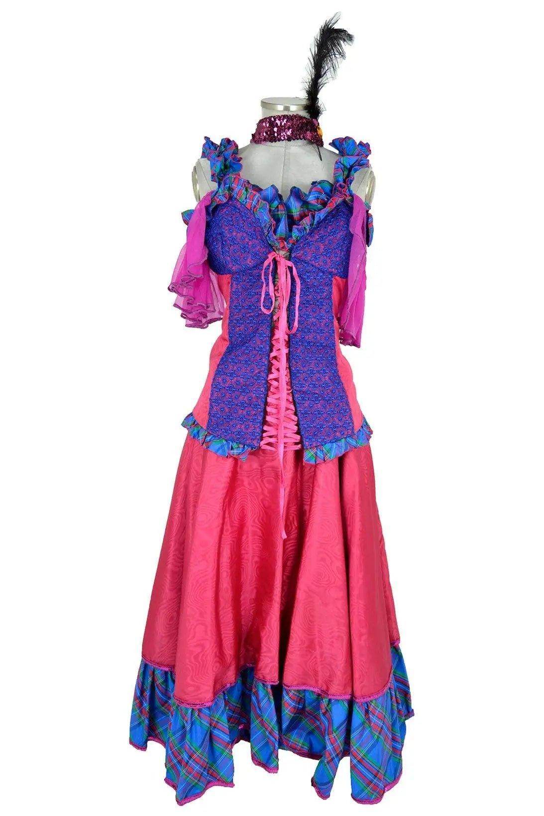 Costume donna per sfilate carnevalesche, balli o personaggi bizzarri - danza