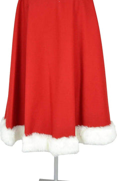 Mantello uomo per costume di Babbo Natale, re, maghi, principi di recite teatrali, sfilate - storico - carnevale