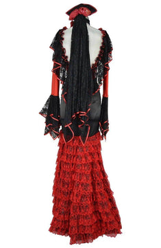 Noleggio abito di Carnevale per donna in stile spagnolo