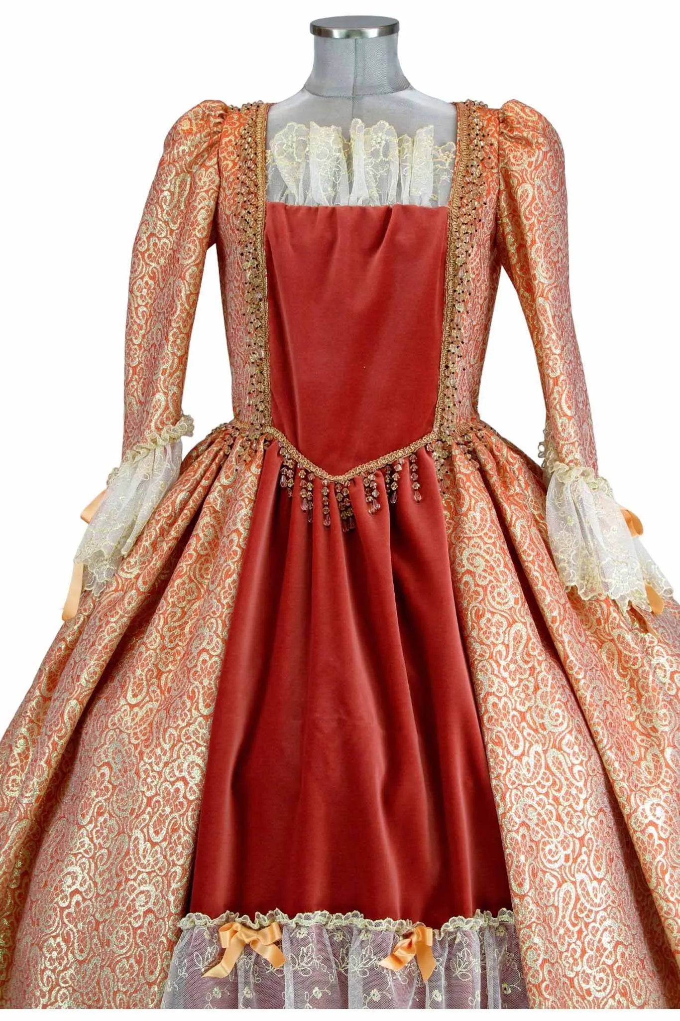 Noleggio abito donna da dama del settecento - storico - carnevale veneziano