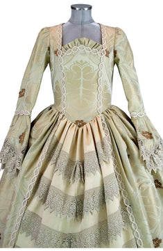 Noleggio abito donna dama del '700 floreale - storico - carnevale