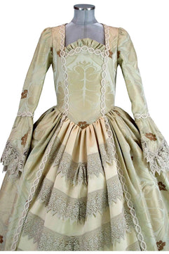 Noleggio abito donna dama del '700 floreale - storico - carnevale