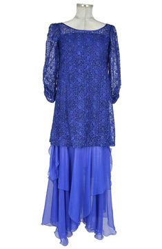 Noleggio abito donna fantasioso di ispirazione orientale di metà del '900 - vintage