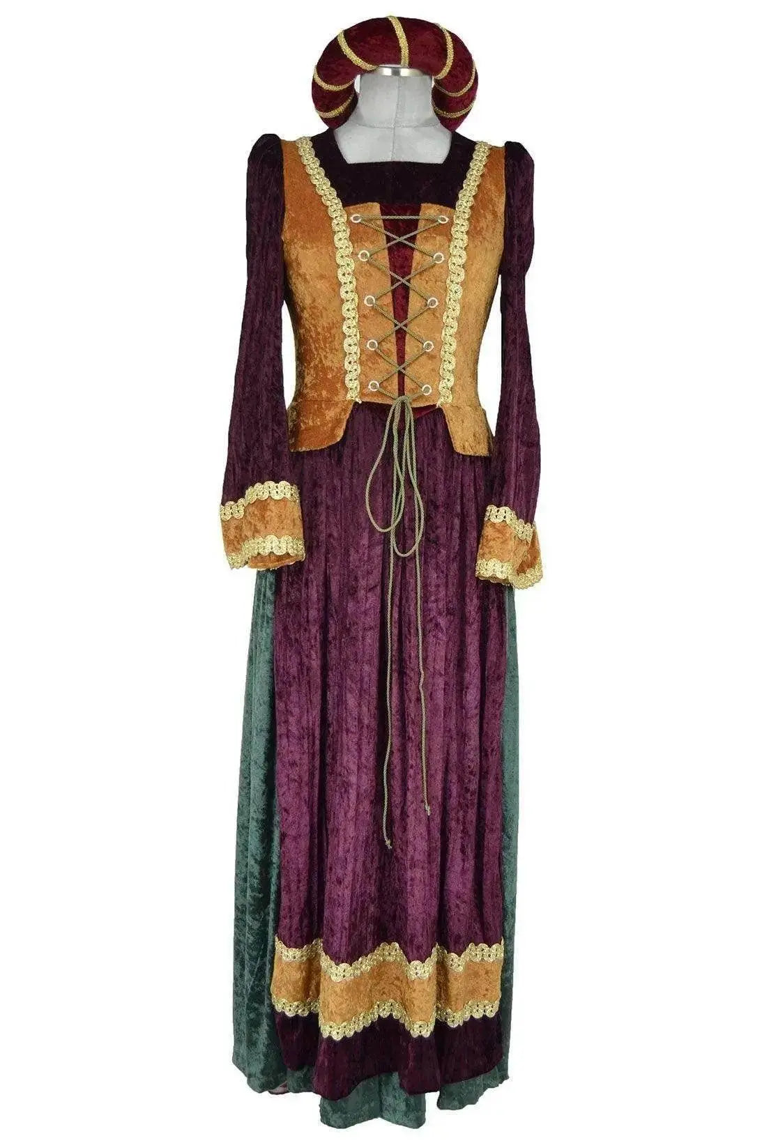 Noleggio abito storico donna rinascimentale &