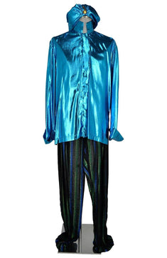 Noleggio Costume uomo Stile Indiano-Arabeggiante Blu Elegante - carnevale