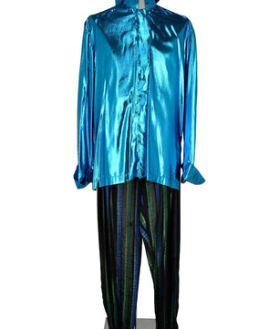 Noleggio Costume uomo Stile Indiano-Arabeggiante Blu Elegante - carnevale