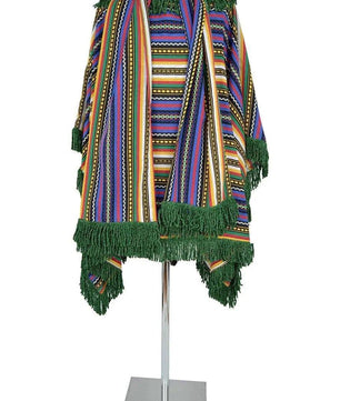 Poncho uomo in stile sudamericano o africano - carnevale