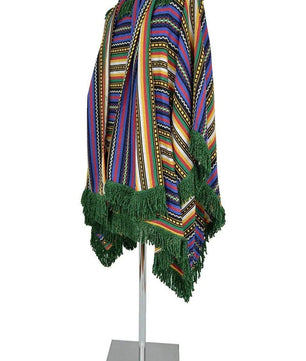 Poncho uomo in stile sudamericano o africano - carnevale